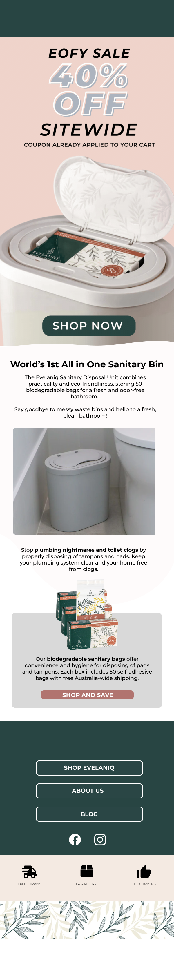Email design sample